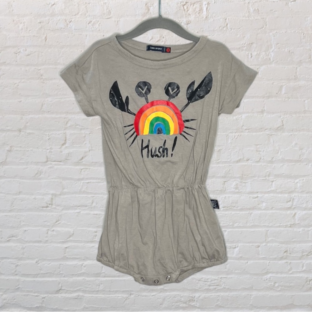 Bebe De Pino 'Hush' Rainbow Crab Romper